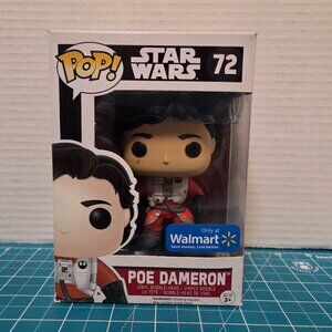 Funko POP Star Wars Poe Dameron Walmart 72 Vinyl Figure